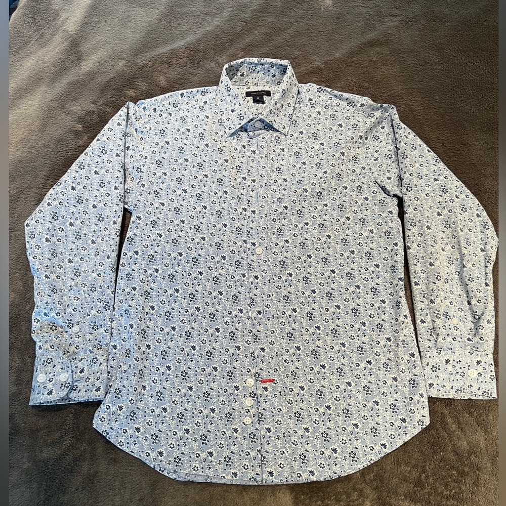 Boys size 10 floral dress shirt
